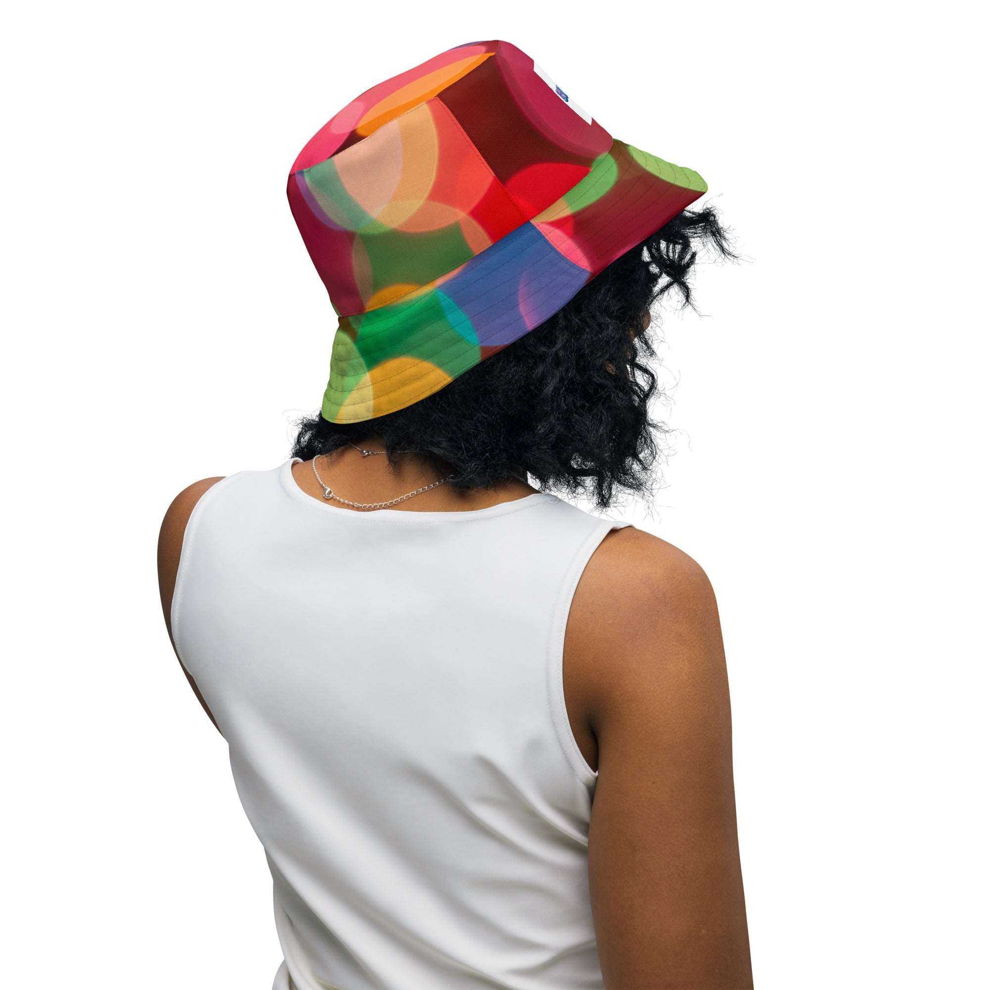 Circles Reversible bucket hat