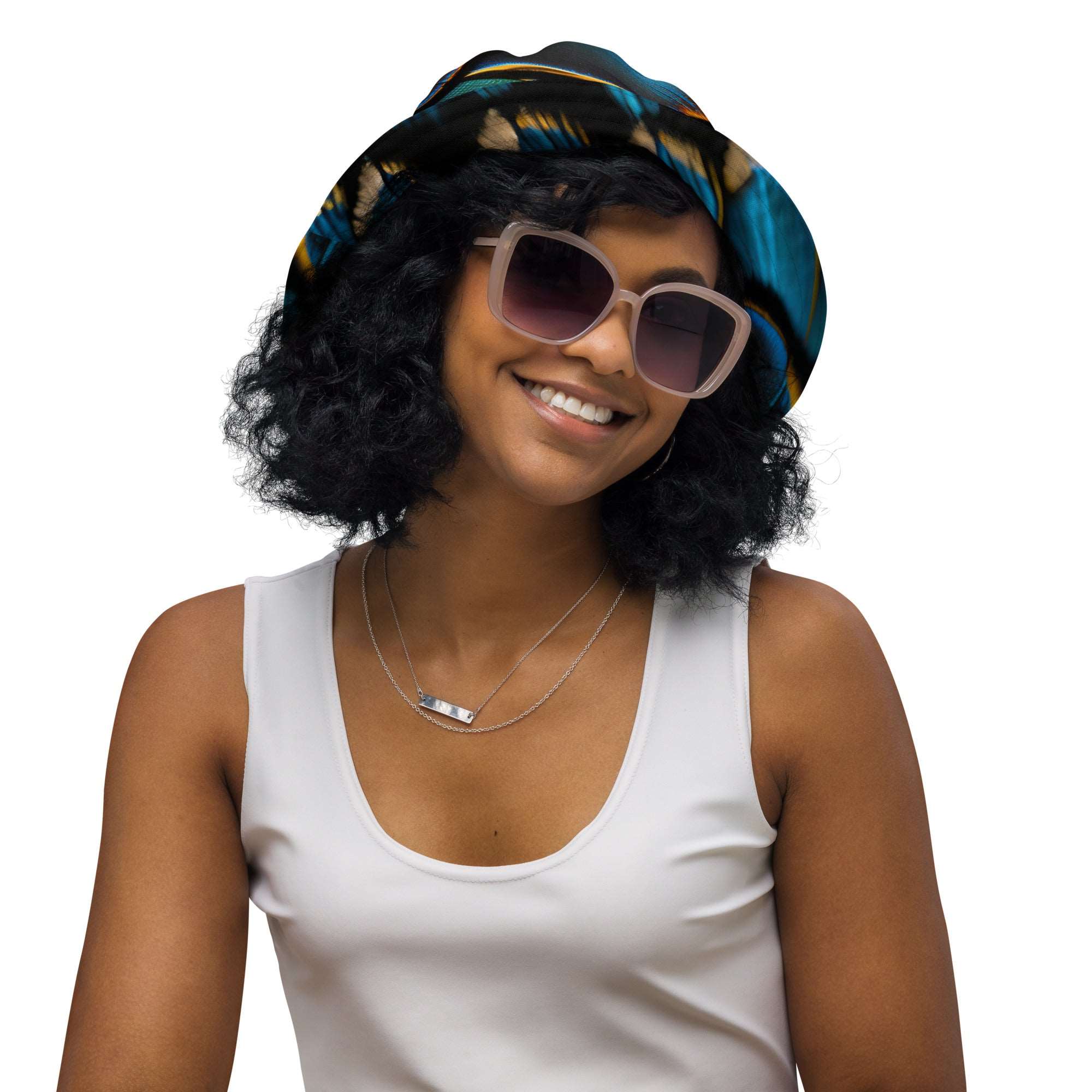 Butterfly Wings Reversible Bucket Hat