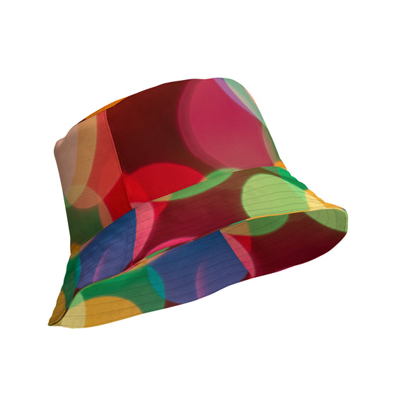 Circles Reversible bucket hat