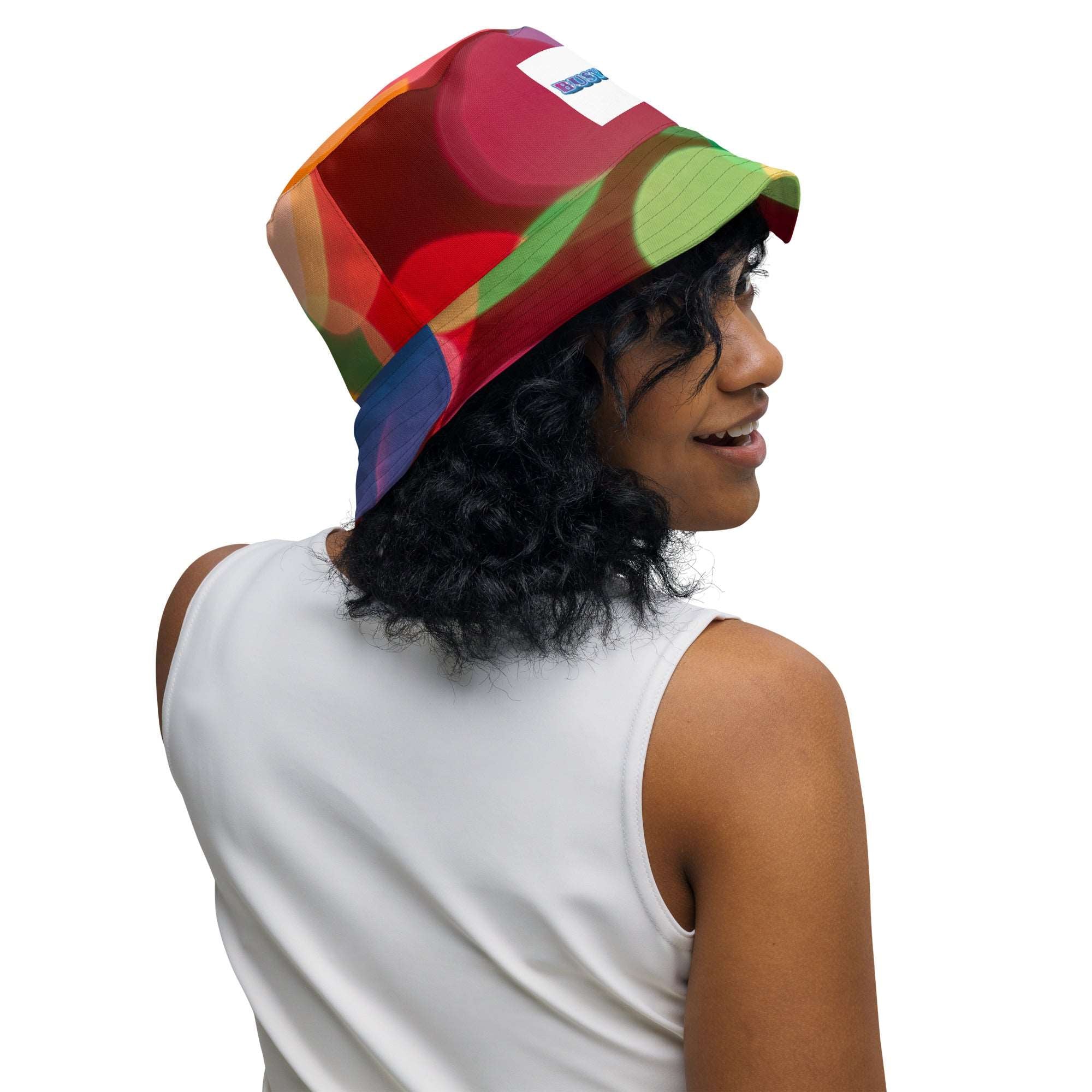 Circles Reversible bucket hat