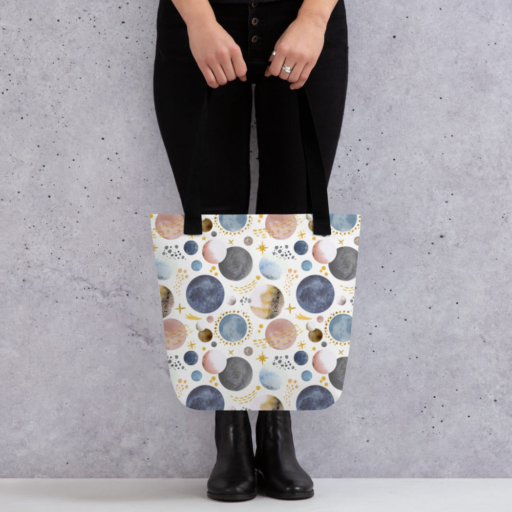 planent graphic tote bag