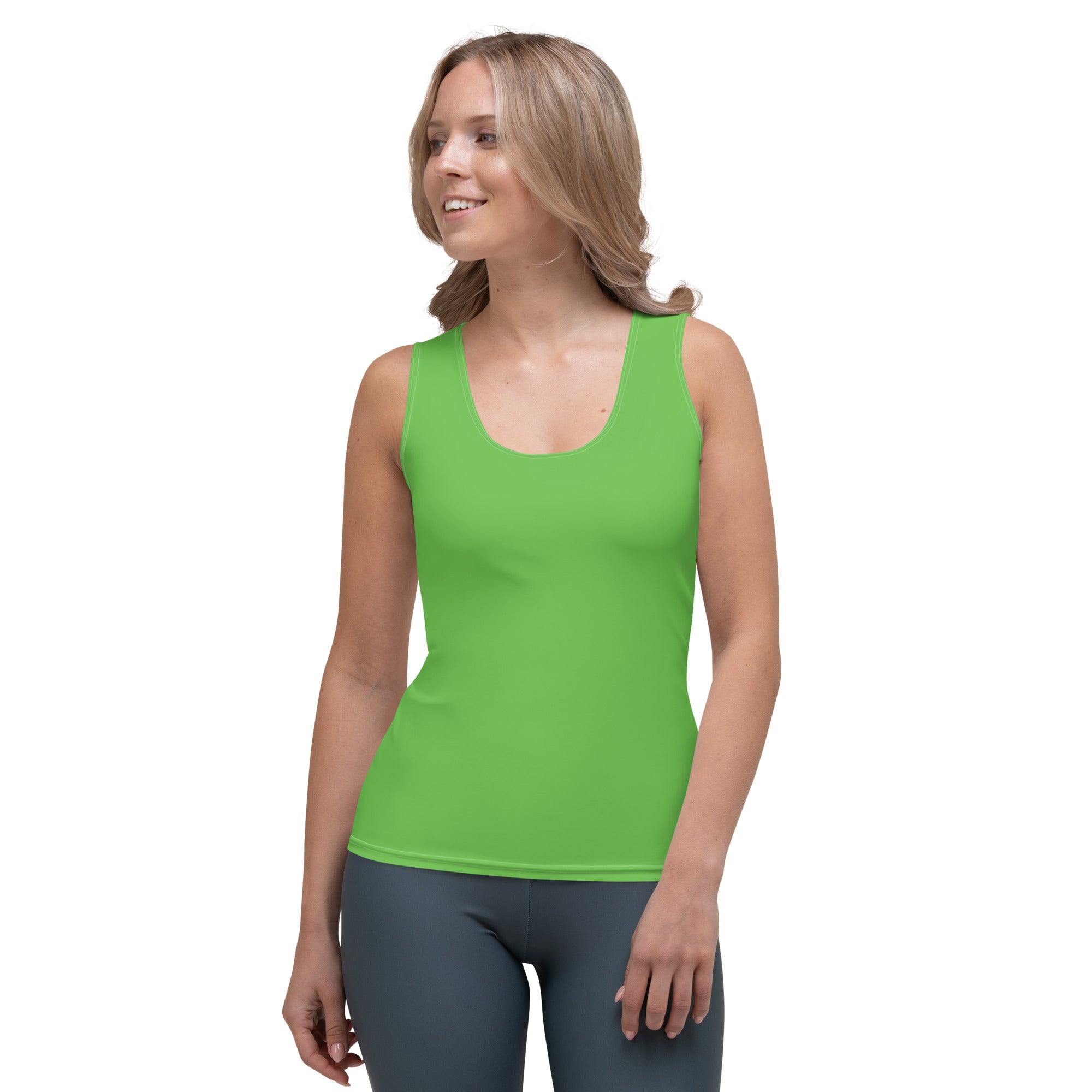 Kelly Green Relaxed Fit Tank Top