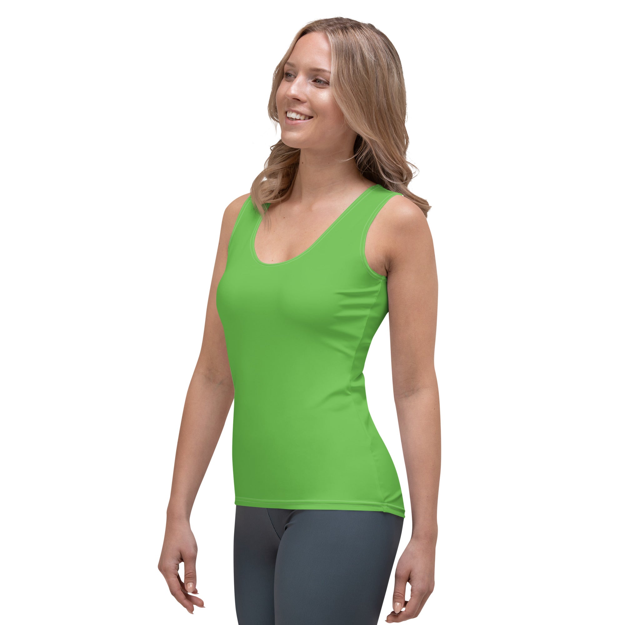 Kelly Green Relaxed Fit Tank Top