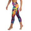 Parrots of Puerto Rico Yoga Capri Leggings