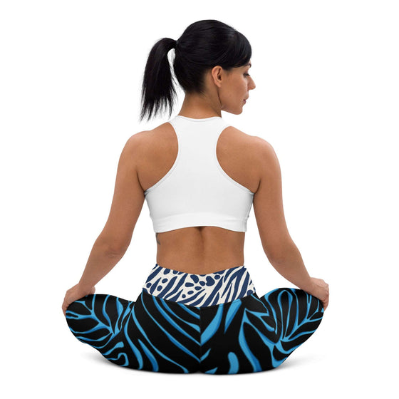 Electric Zebra Yoga Leggings