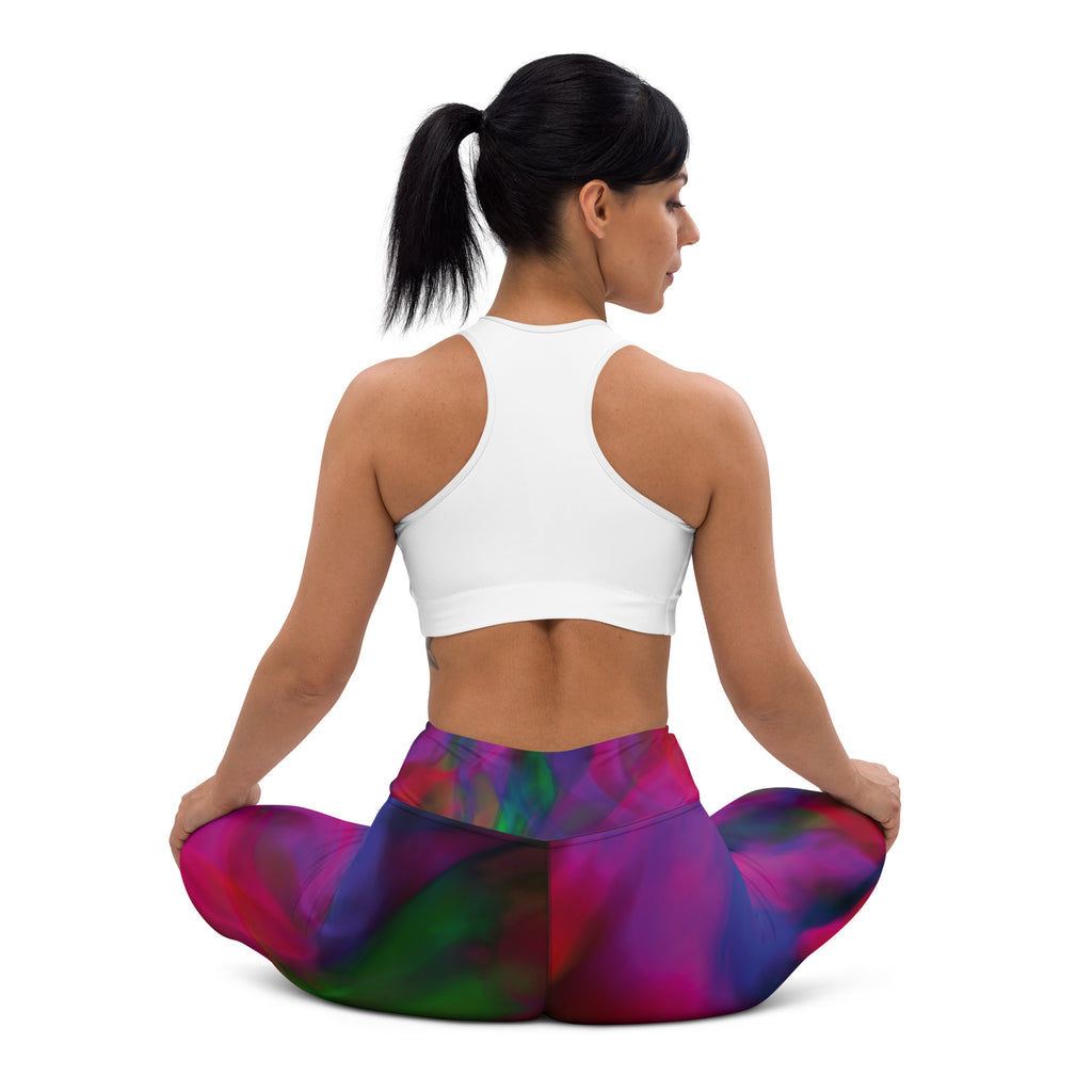 Fusio  Purple Galaxy Yoga  Leggings