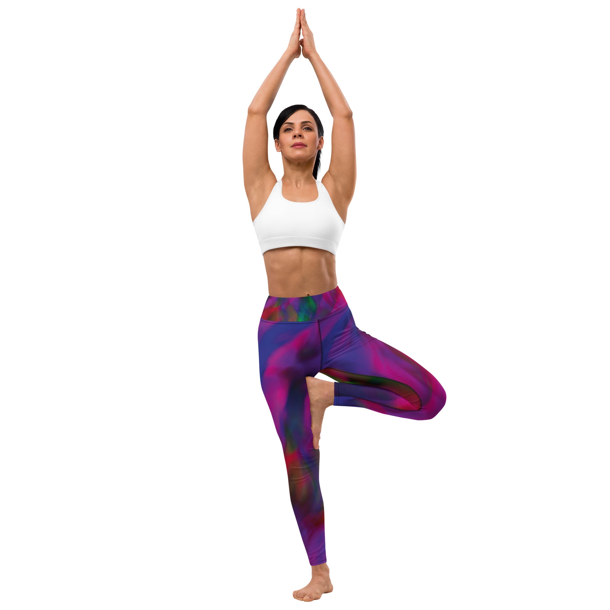 Fusio  Purple Galaxy Yoga  Leggings
