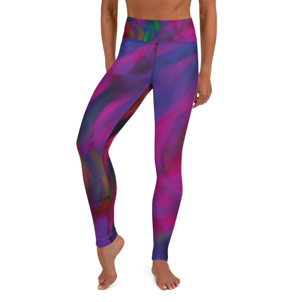 Fusio  Purple Galaxy Yoga  Leggings