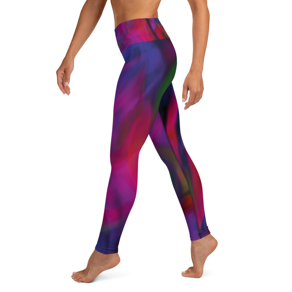 Fusio  Purple Galaxy Yoga  Leggings