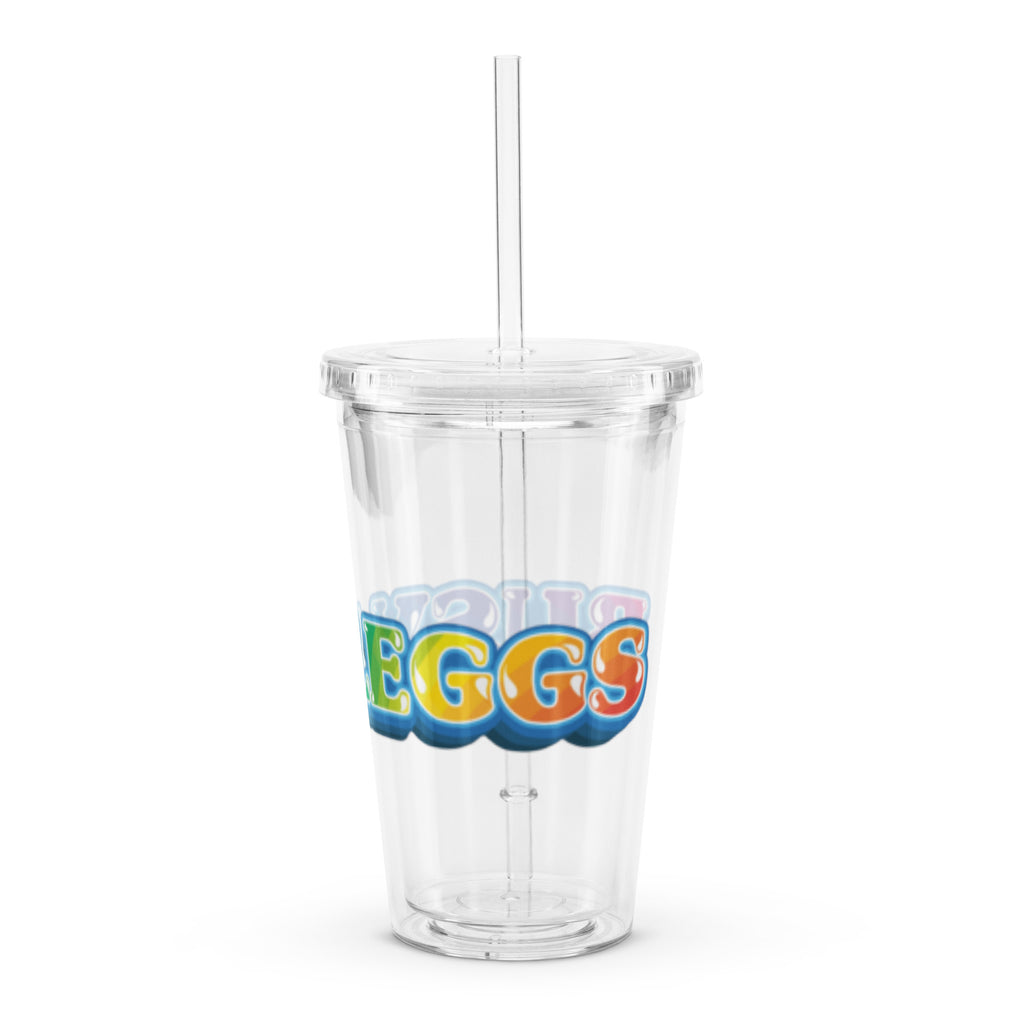 Busy Leggs Signture Clear plastic tumbler