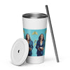 I'M COCONUTS FOR KAMALA Insulated Tumbler with Straw **LIMITED EDITION**