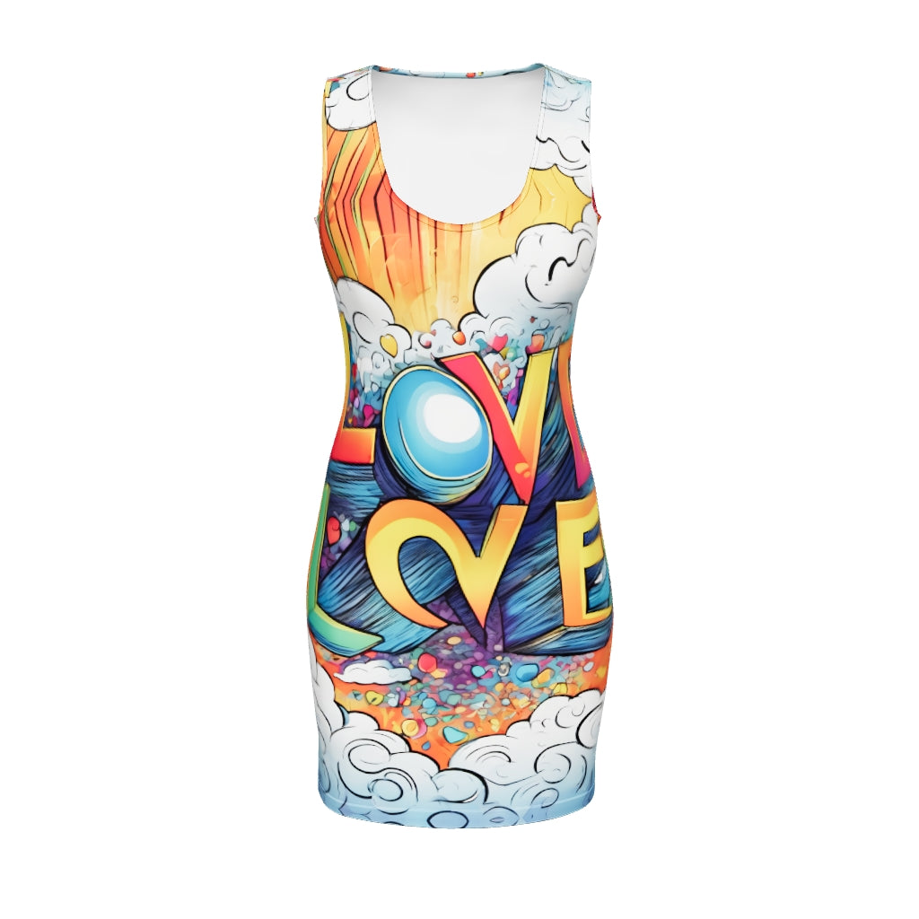 Love Grafitti Fitted Dress