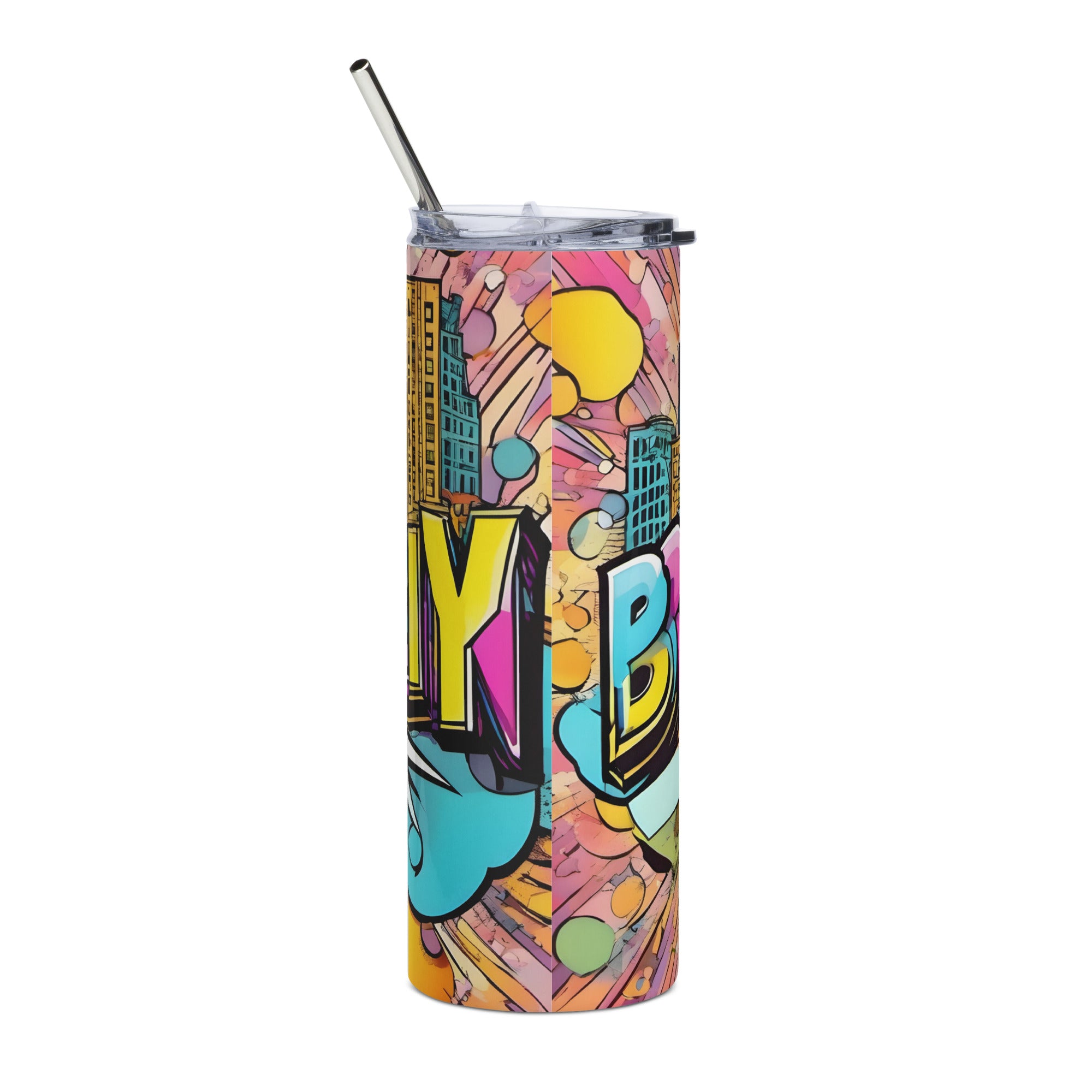 Brooklyn Grafitti Stainless steel tumbler