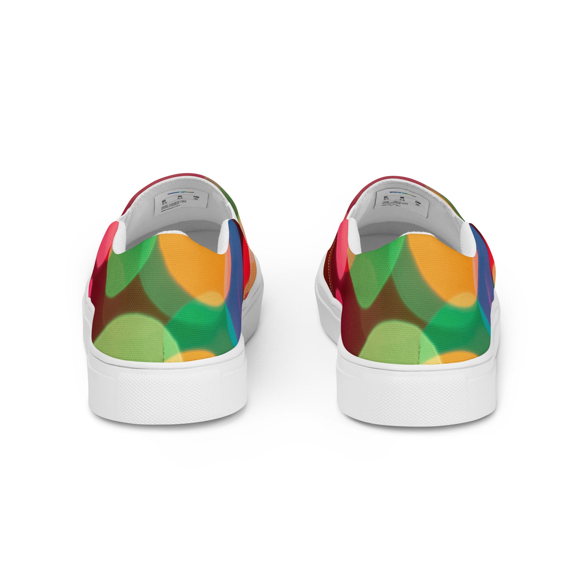 Circles Slip-on Canvas Sneakers