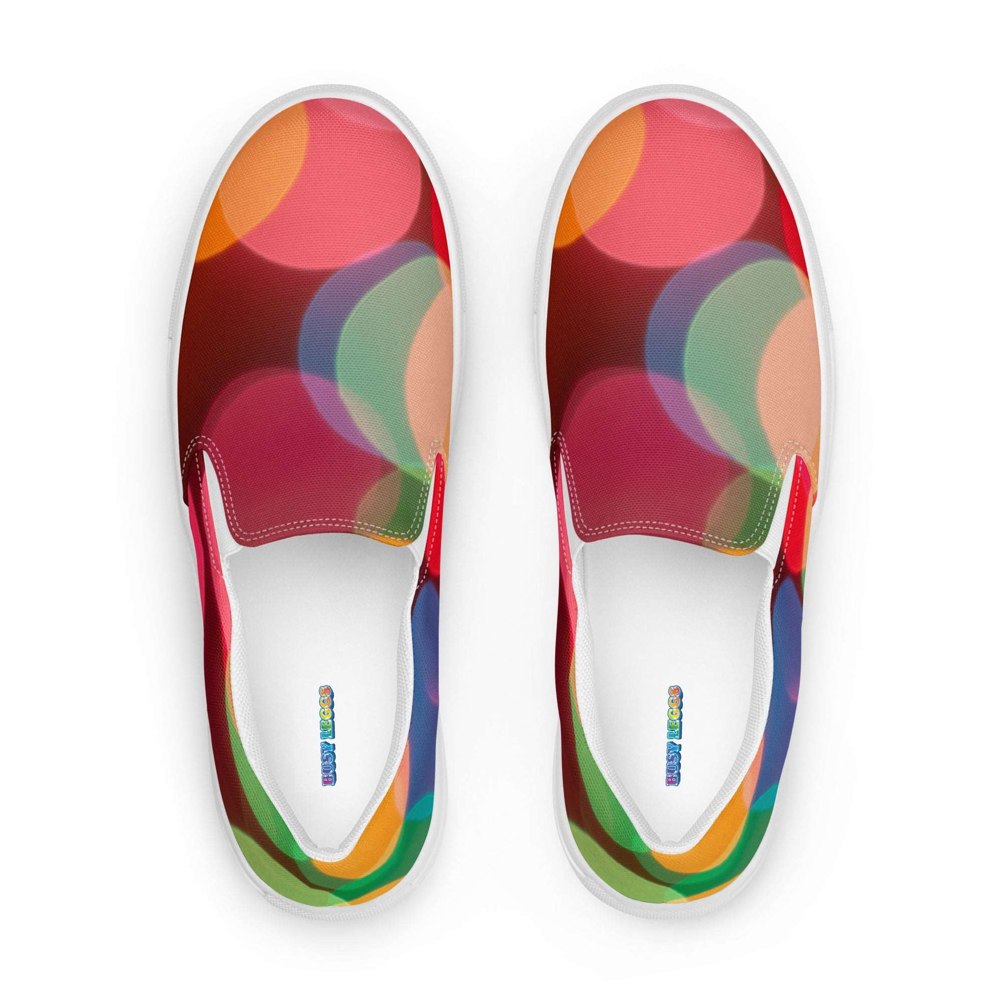 Circles Slip-on Canvas Sneakers