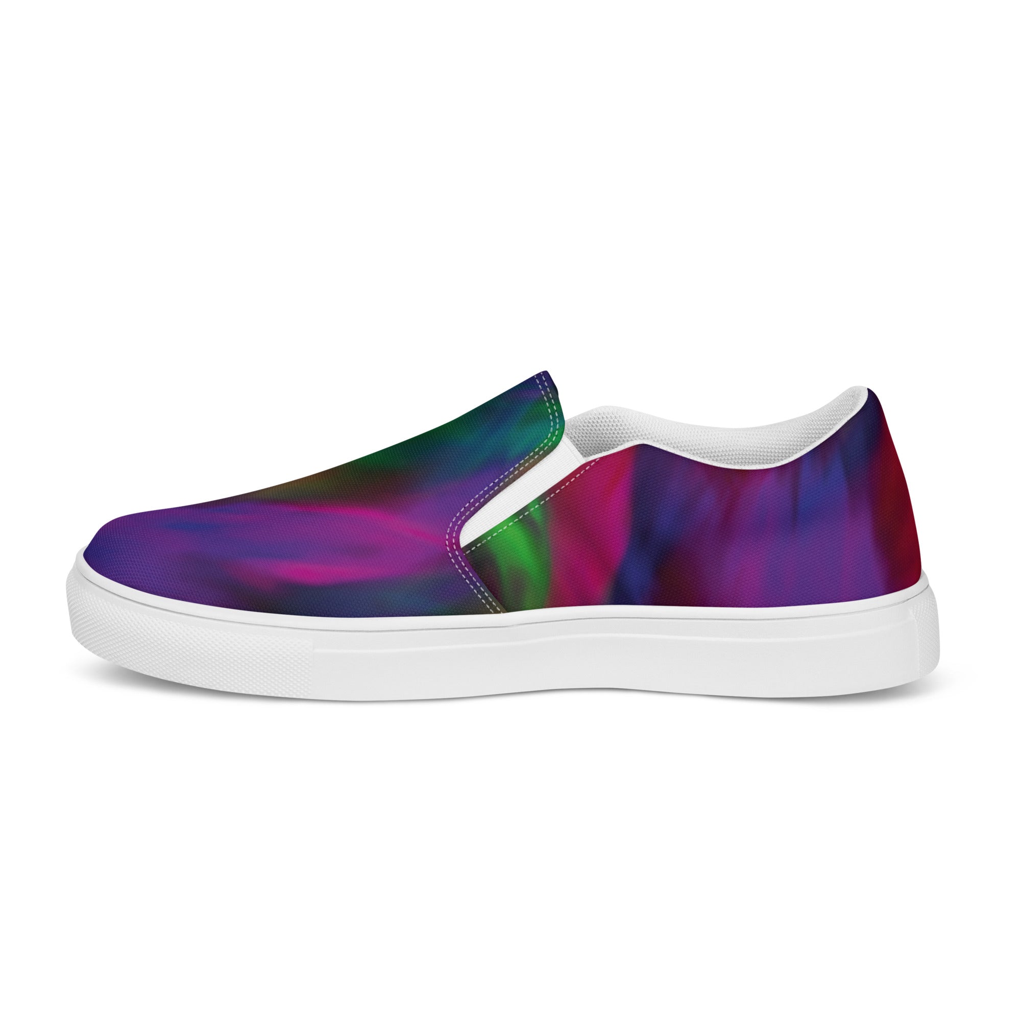 Purple Galaxy Slip-on Canvas Sneakers
