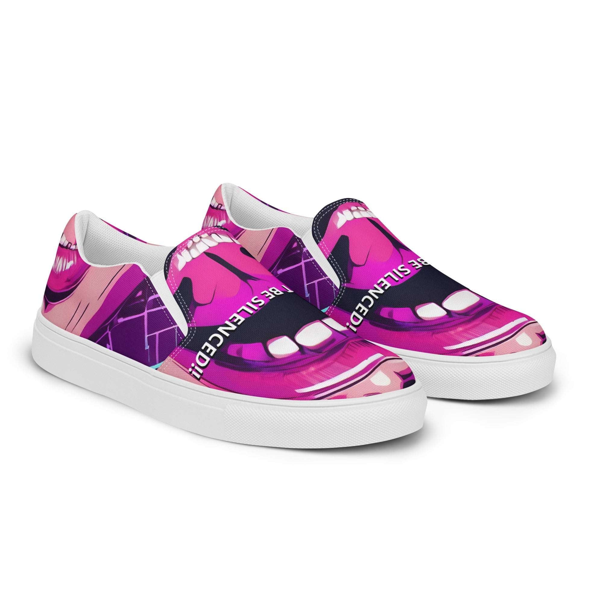 I WILL NOT BE SILENCED!! Slip-on  Sneakers