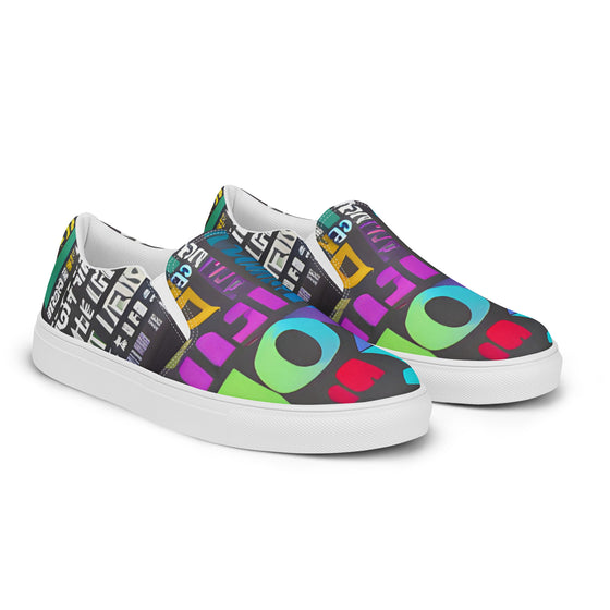 Word’s Slip-on Canvas Sneakers