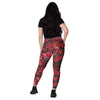 red and black amazon jungle leggings