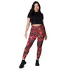 red and black amazon jungle leggings